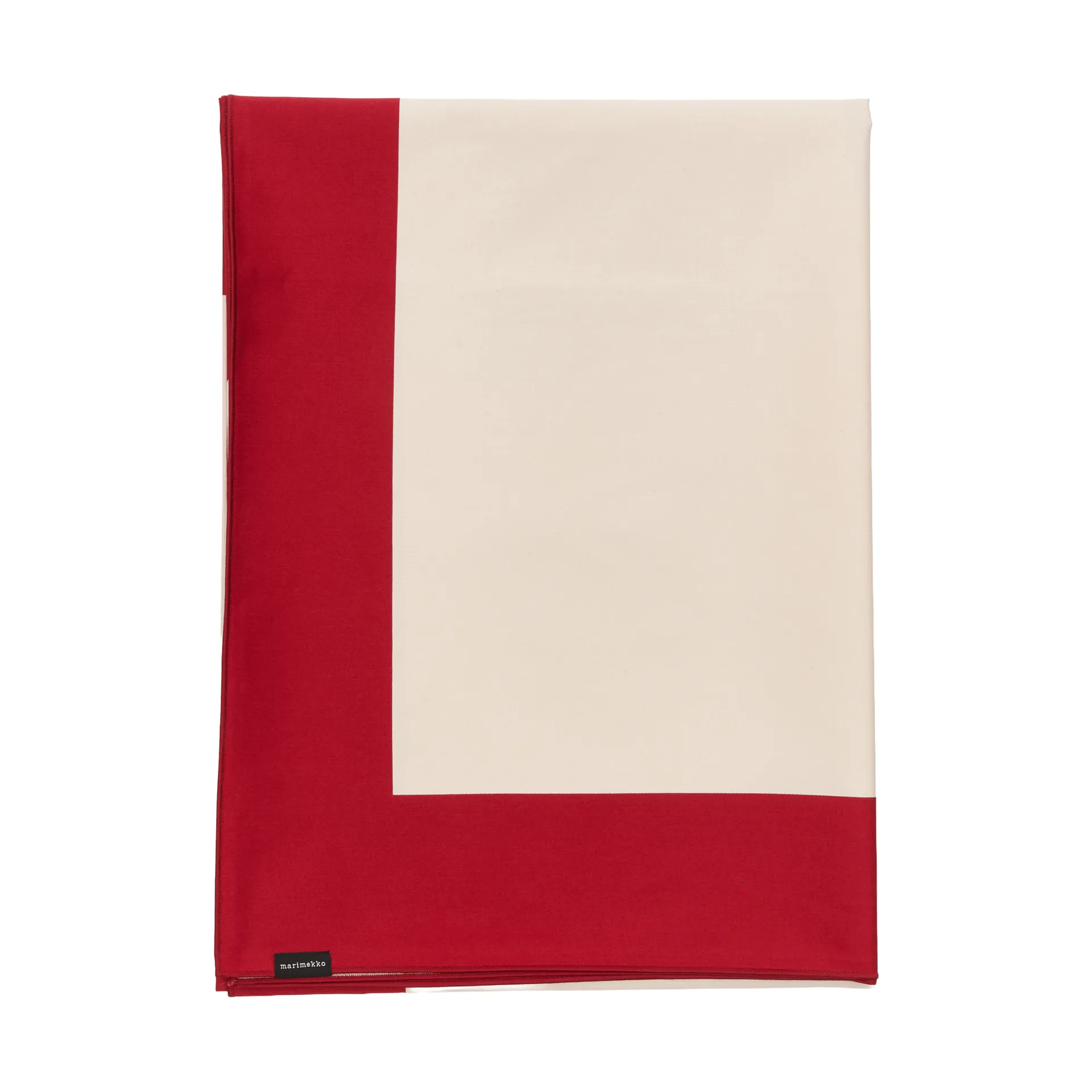 Unikko tafelkleed, Off white-cranberry-rose, 140x140 cm Marimekko