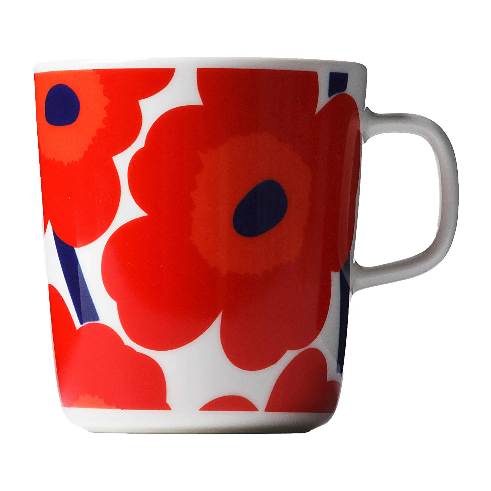 Unikko theemok 4 dl., Rood-wit Marimekko