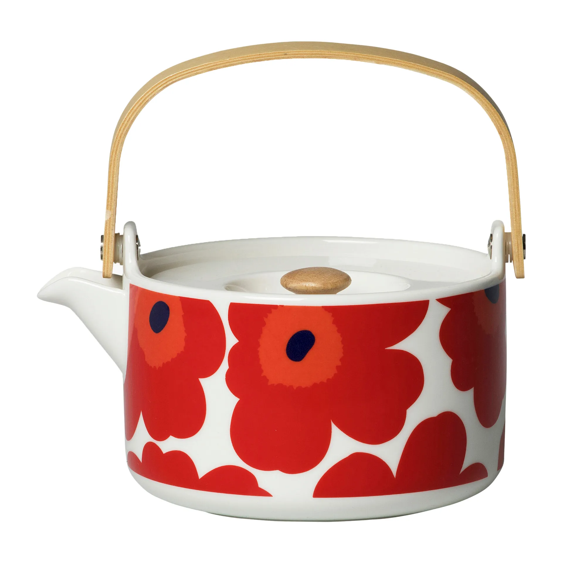 Unikko theepot 0,7 l, Red-white Marimekko