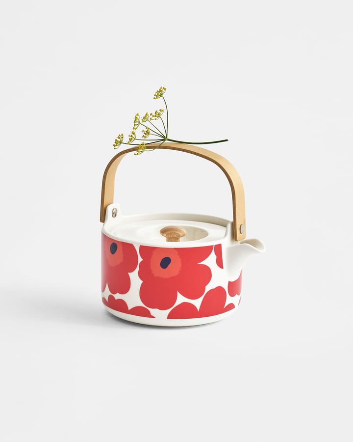 Unikko theepot 0,7 l - Red-white - Marimekko
