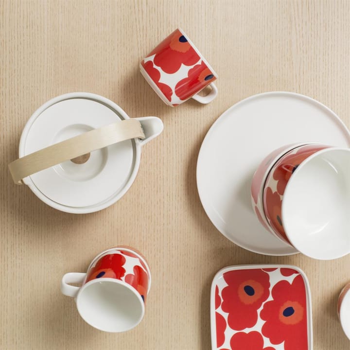 Unikko theepot 0,7 l - Red-white - Marimekko