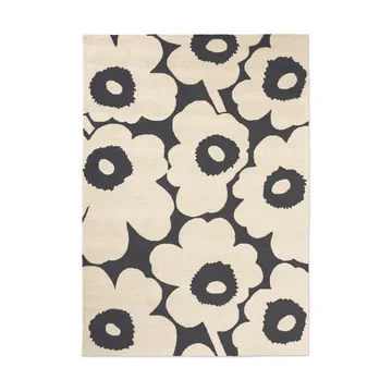 Unikko vloerkleed outdoor - Charcoal-white, 200x280 cm - Marimekko