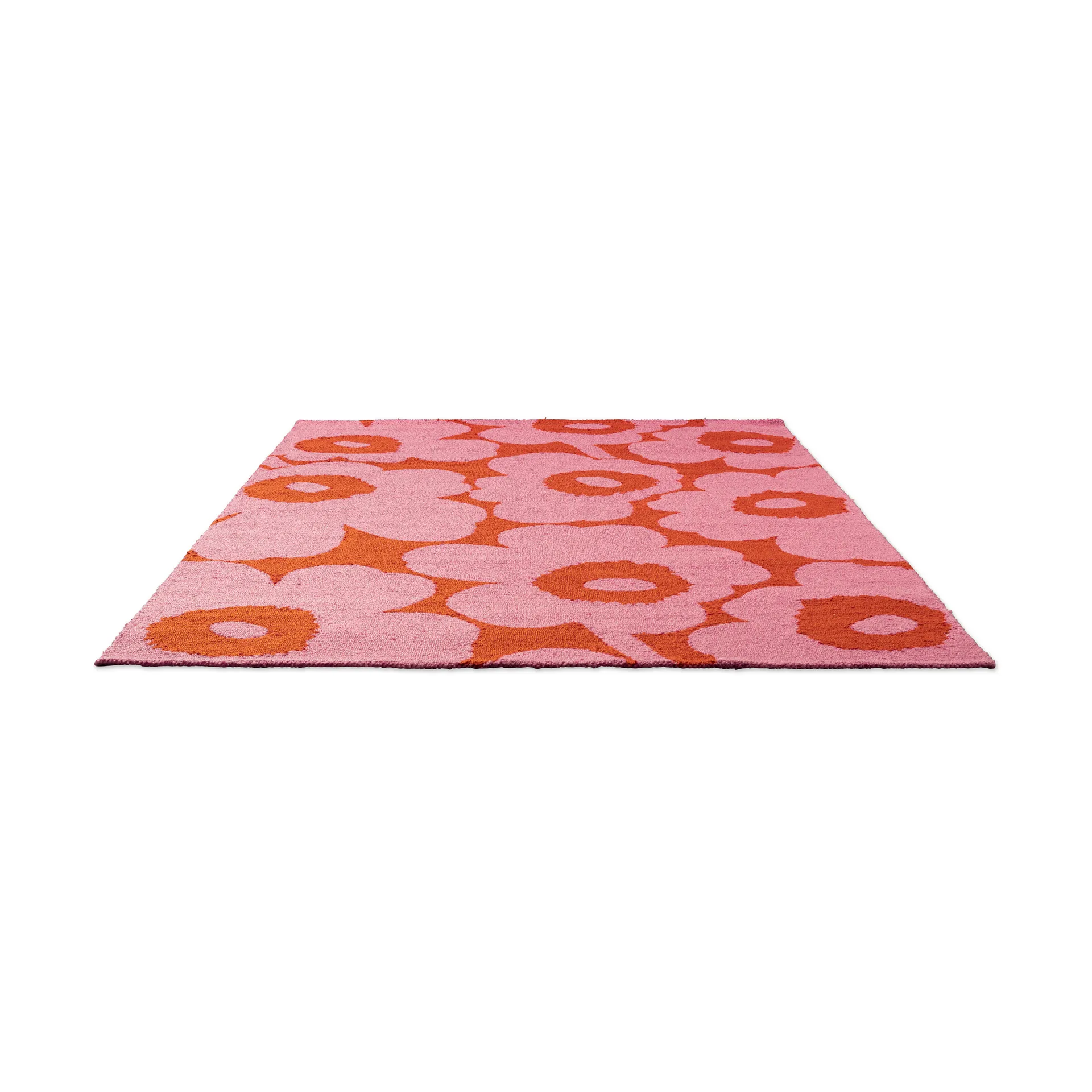 Unikko vloerkleed outdoor, Pink-orange, 200x280 cm Marimekko