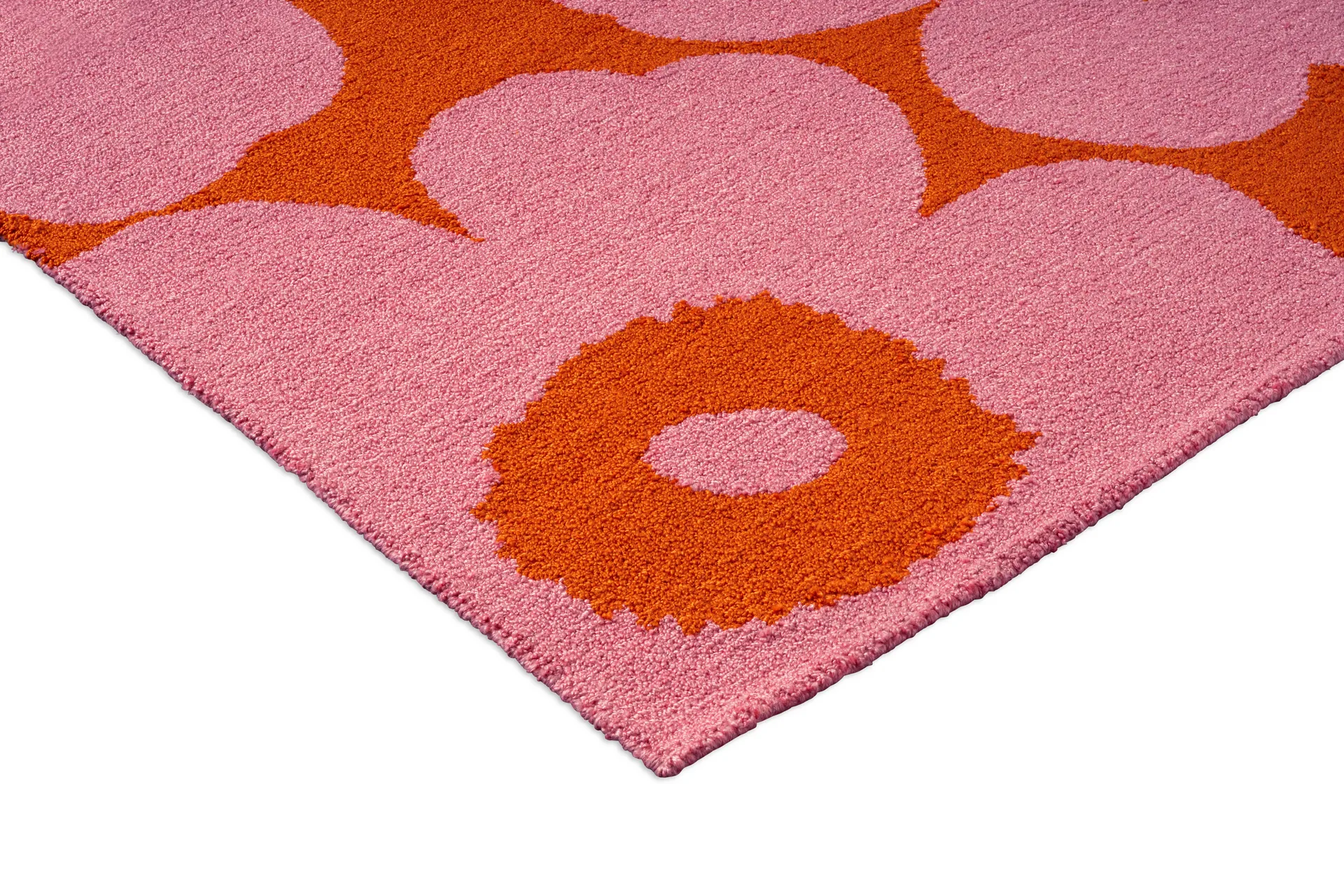 Unikko vloerkleed outdoor, Pink-orange, 200x280 cm Marimekko