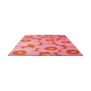 Unikko vloerkleed outdoor - Pink-orange, 250x350 cm - Marimekko