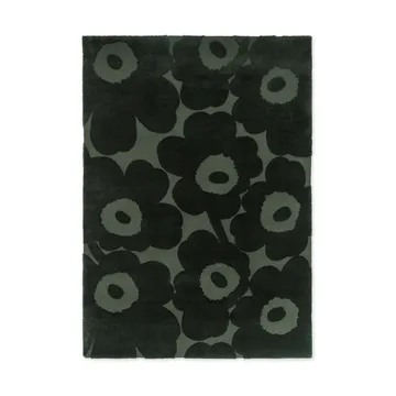 Unikko wollen vloerkleed - Dark Green, 140x200 cm - Marimekko