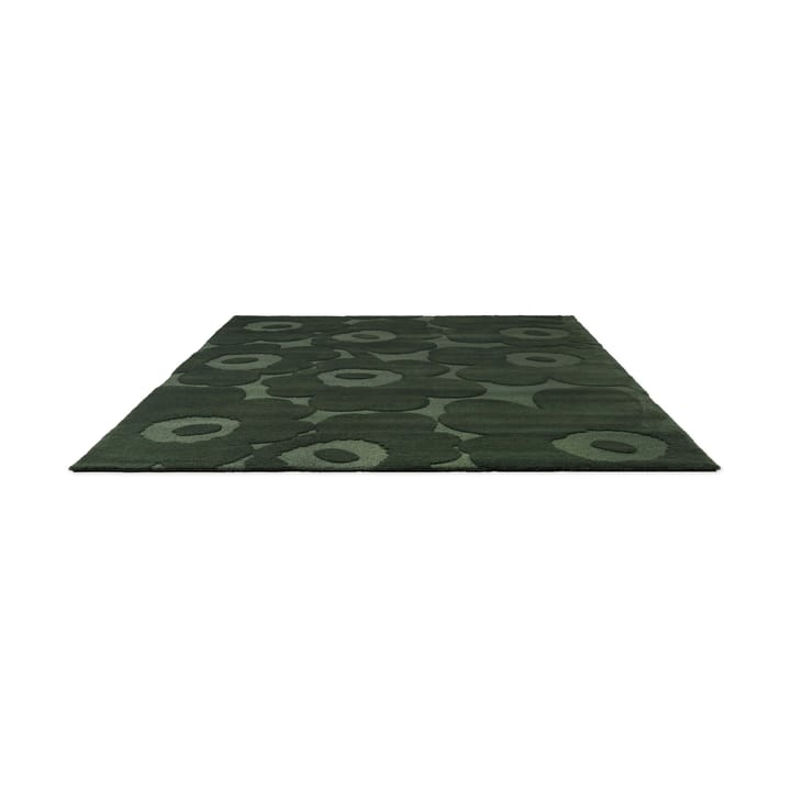 Unikko wollen vloerkleed, Dark Green, 140x200 cm Marimekko
