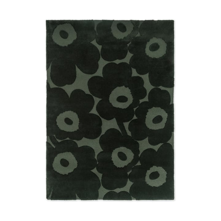 Unikko wollen vloerkleed - Dark Green, 170x240 cm - Marimekko