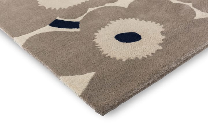 Unikko wollen vloerkleed, Greige, 140x200 cm Marimekko