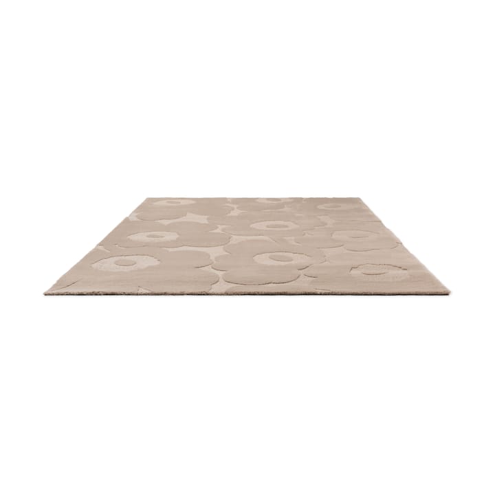 Unikko wollen vloerkleed, Light Beige, 140x200 cm Marimekko