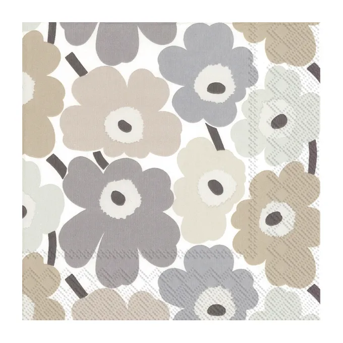 Unit servet 33x33 cm 20-pack, Linen Marimekko
