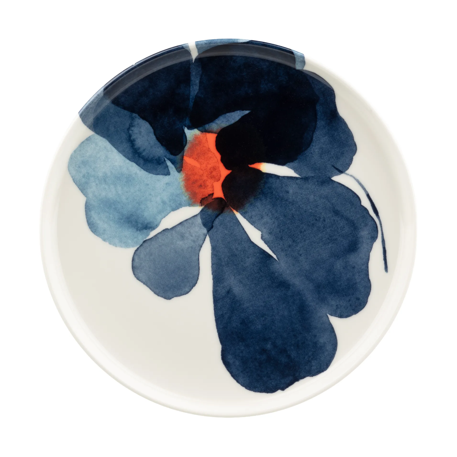 Valssi bord, White-blue-orange Marimekko