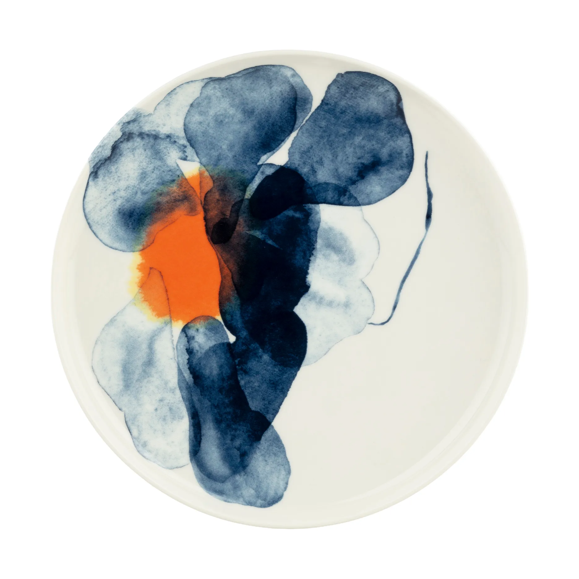 Valssi bord, White-blue-orange Marimekko