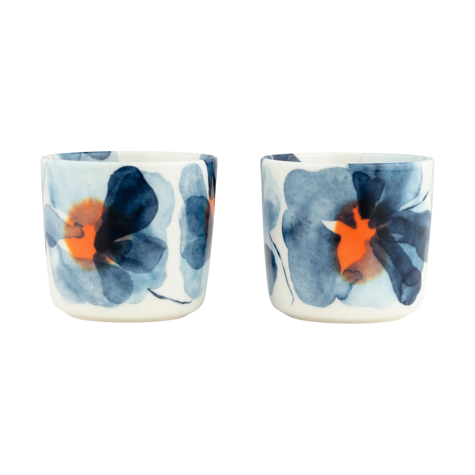 Valssi kop en schotel, White-blue-orange, 20 cl Marimekko