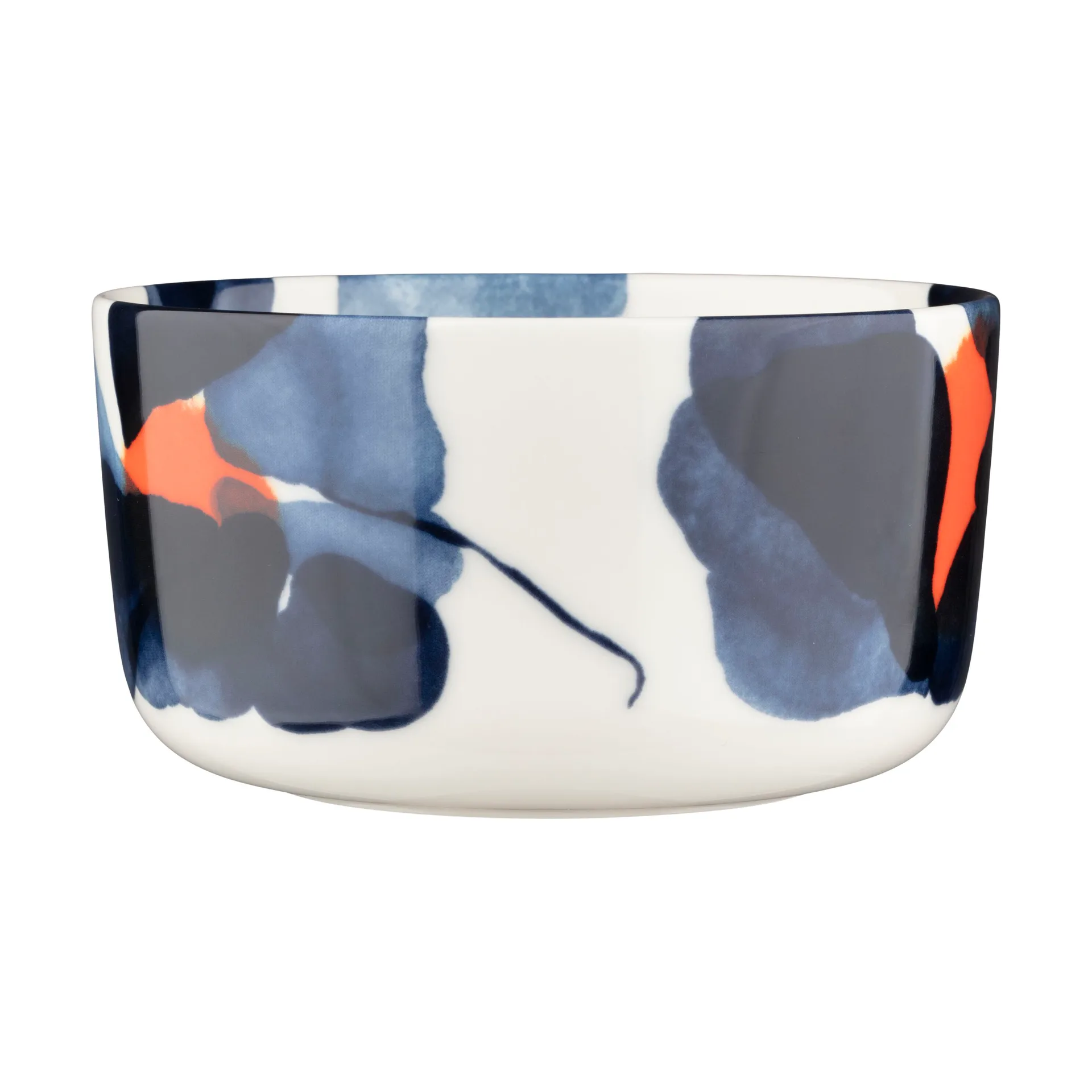 Valssi schaal 5 dl, White-dark blue-orange Marimekko
