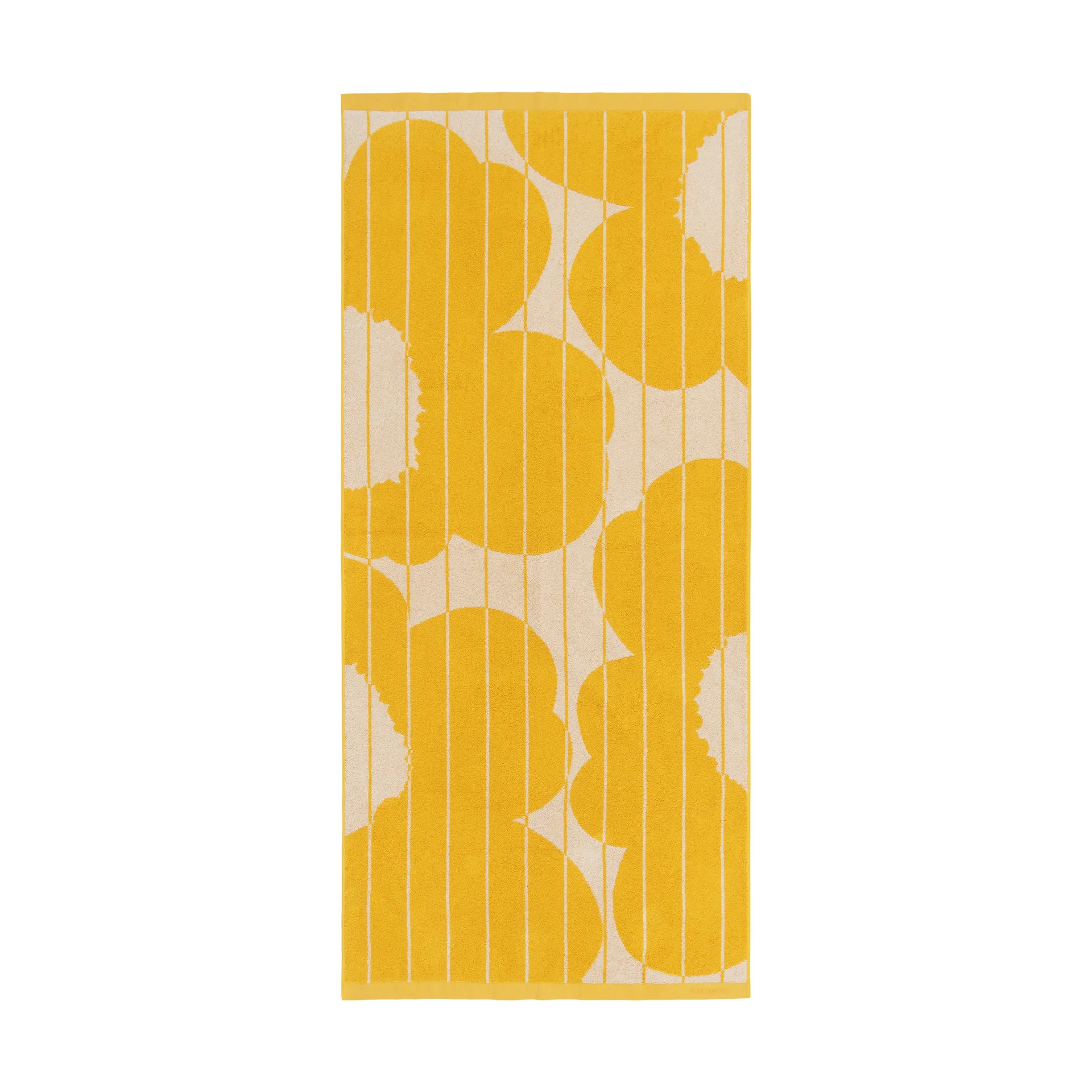 Vesi Unikko badhanddoek 70x150 cm, Spring yellow-ecru Marimekko