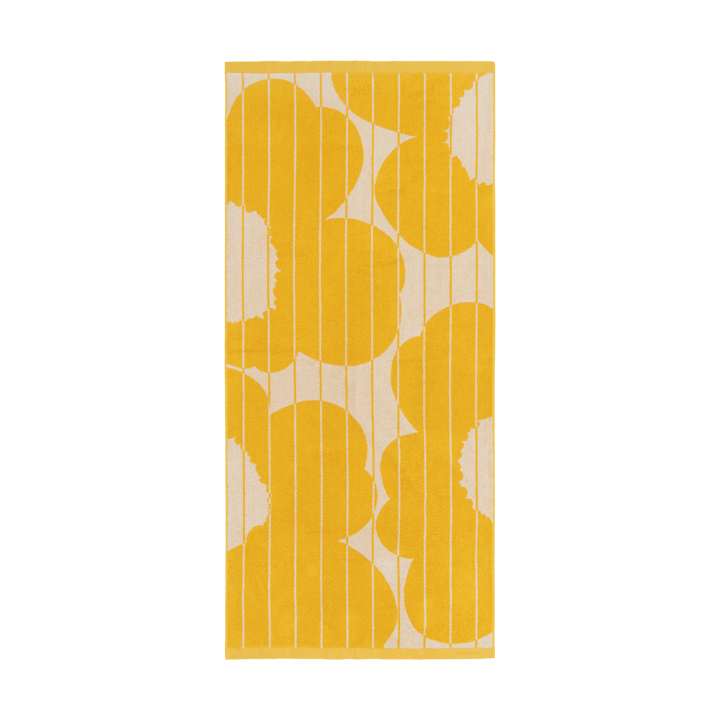 Vesi Unikko badhanddoek 70x150 cm - Spring yellow-ecru - Marimekko