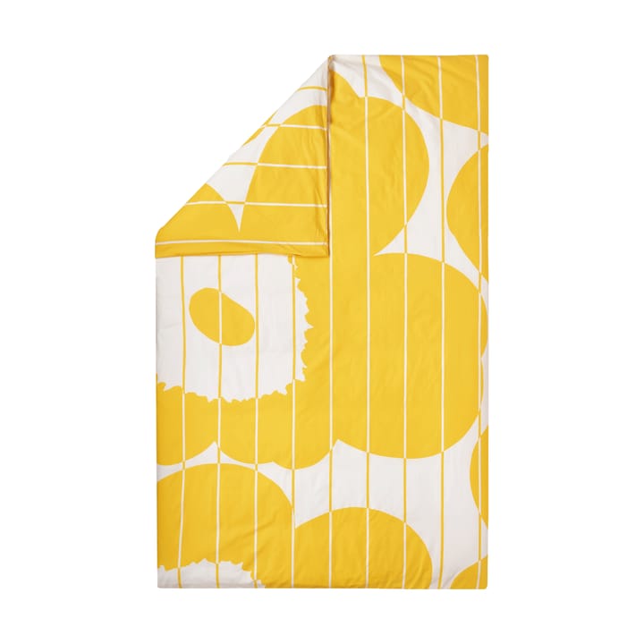 Vesi Unikko dekbedovertrek 150x210 cm, Spring yellow-ecru Marimekko