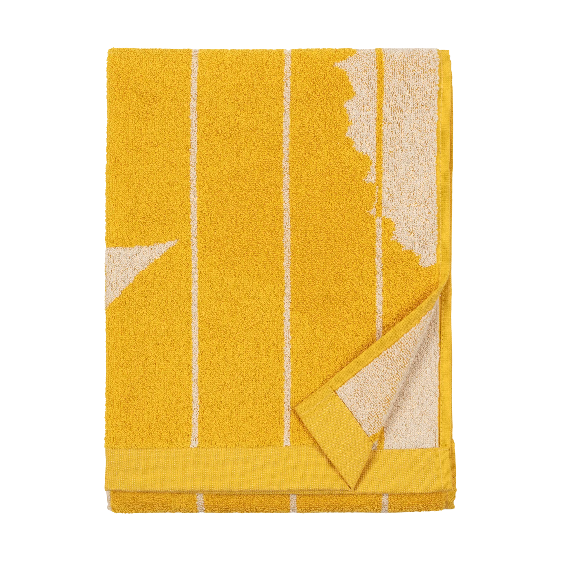 Vesi Unikko handdoek 50x70 cm, Spring yellow-ecru Marimekko