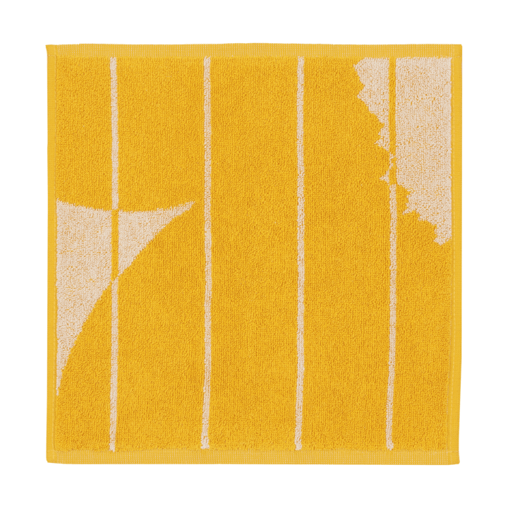Vesi Unikko Mini handdoek 30x30 cm - Spring yellow-ecru - Marimekko