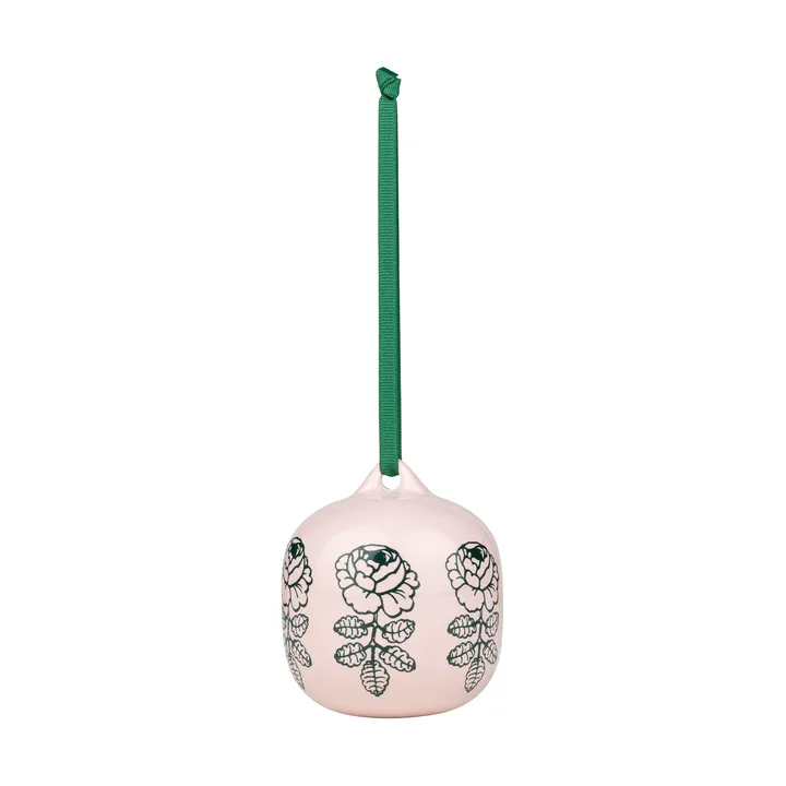 Vihkiruusu decoratiehanger - Roze, 7x7 cm - Marimekko