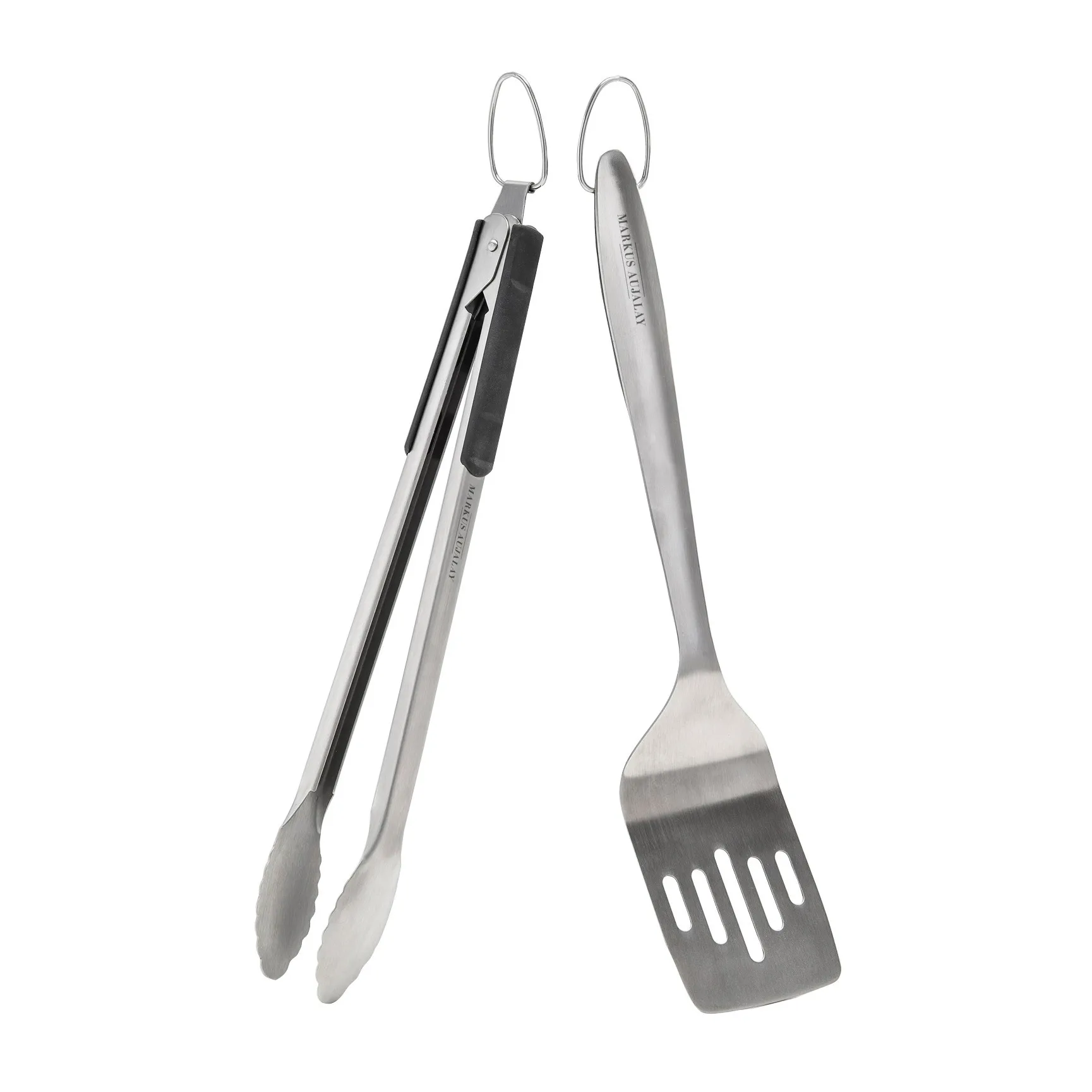Markus BBQ-set 2-delig 10x43 cm, Zilver Markus Aujalay