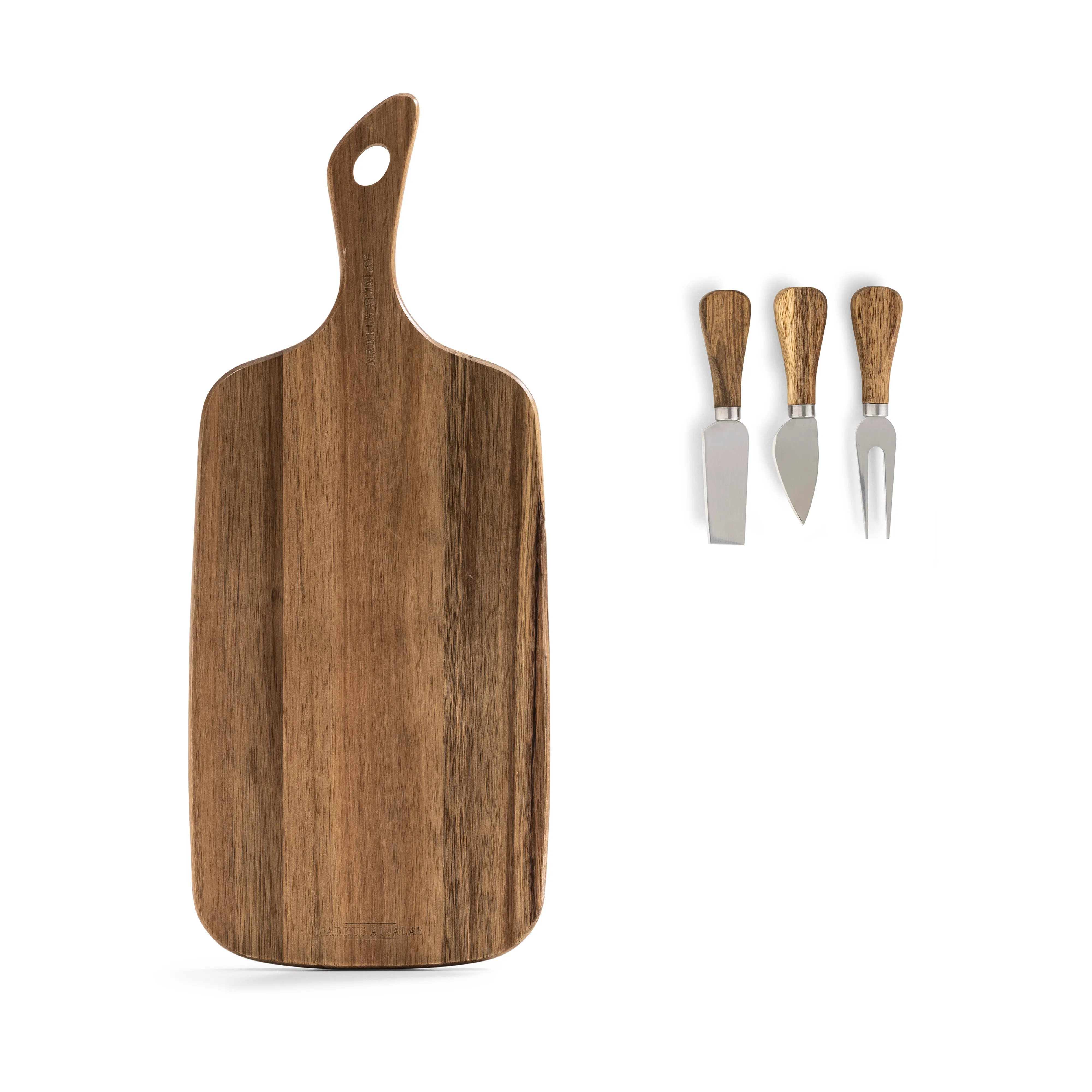 Acacia Houten Serveerplank rond ø 50 cm - Moenen Delicatessen