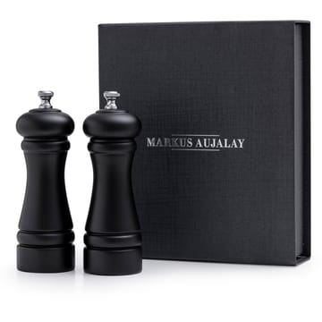 Markus zout- & pepermolen set - Zwart - Markus Aujalay