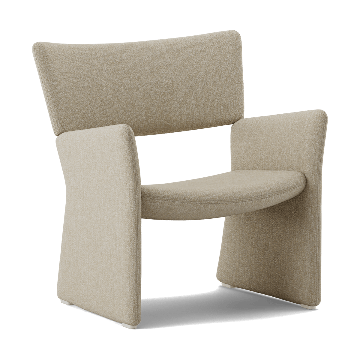 Massproductions Crown Easy Chair Ecriture 240 | Scandinavisch Interieur | Fauteuils, krukken & hockers | Beige