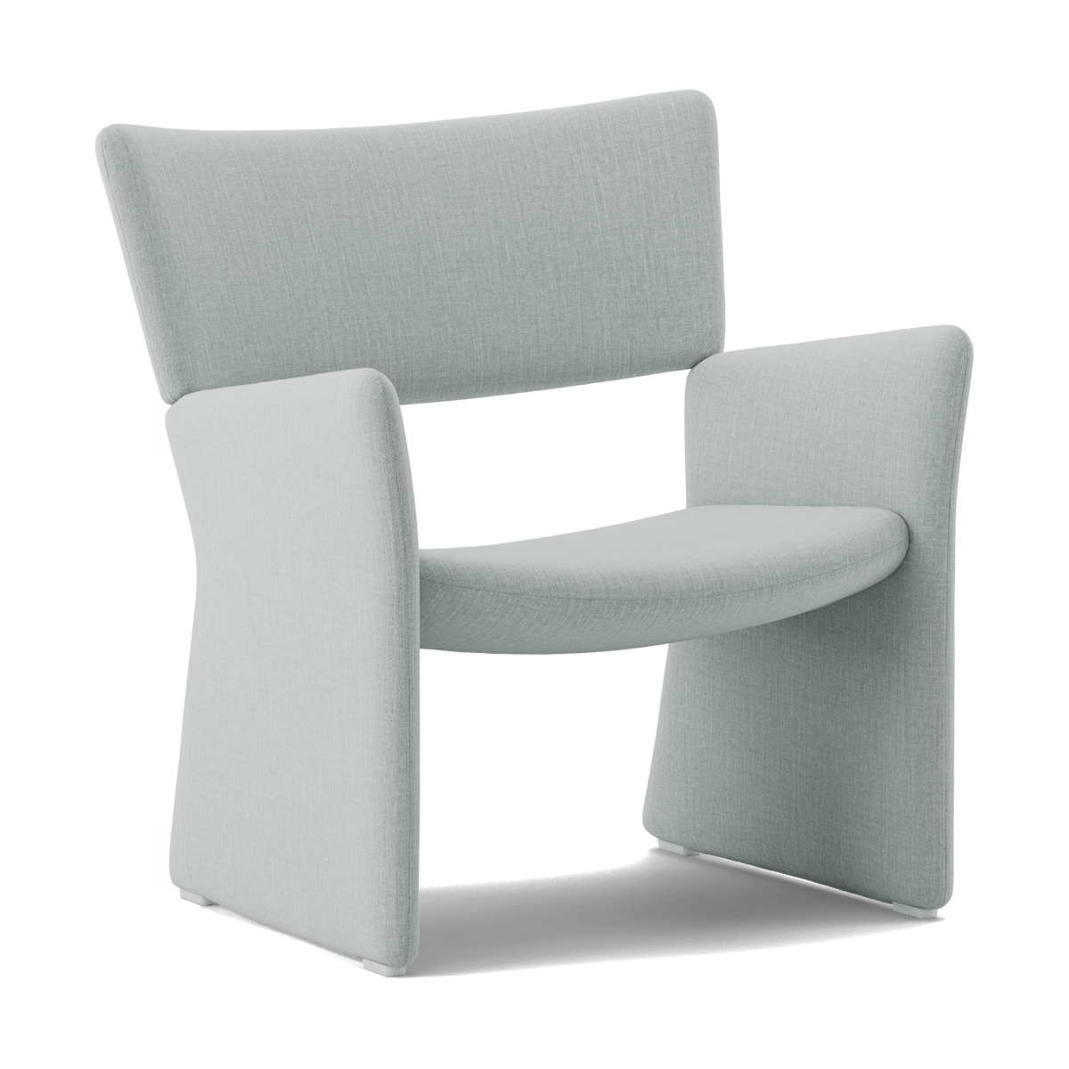 Massproductions Crown Easy Chair Linara 253 Swedish Grey