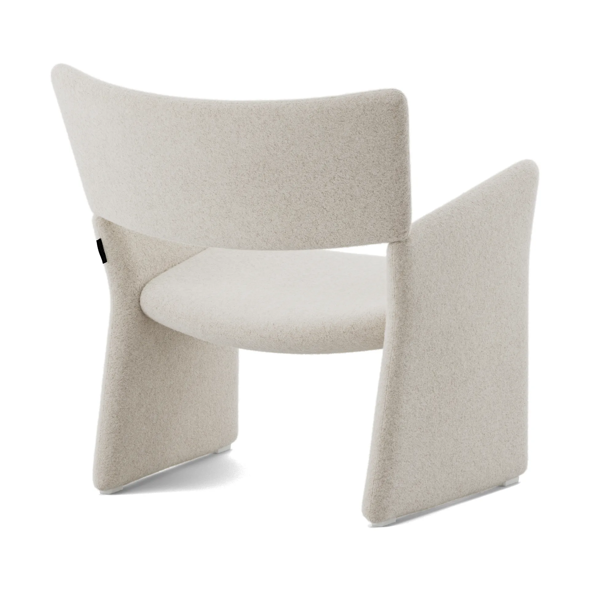 Crown Easy Chair, Spiral 21 Chalk Massproductions