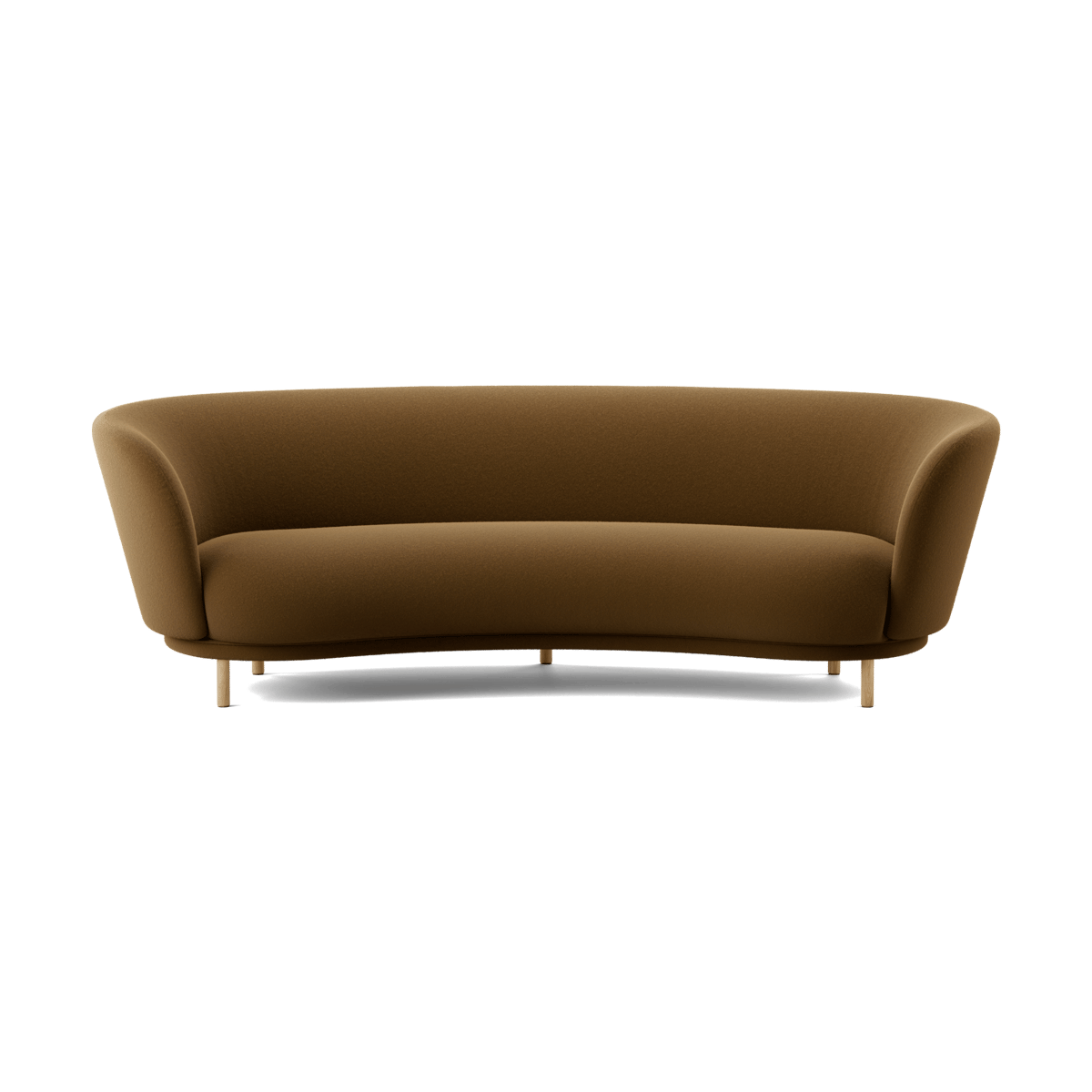 Massproductions Dandy 3-zitsbank Black oak - Kirkby Design, Spiral - 23 Monochrome
