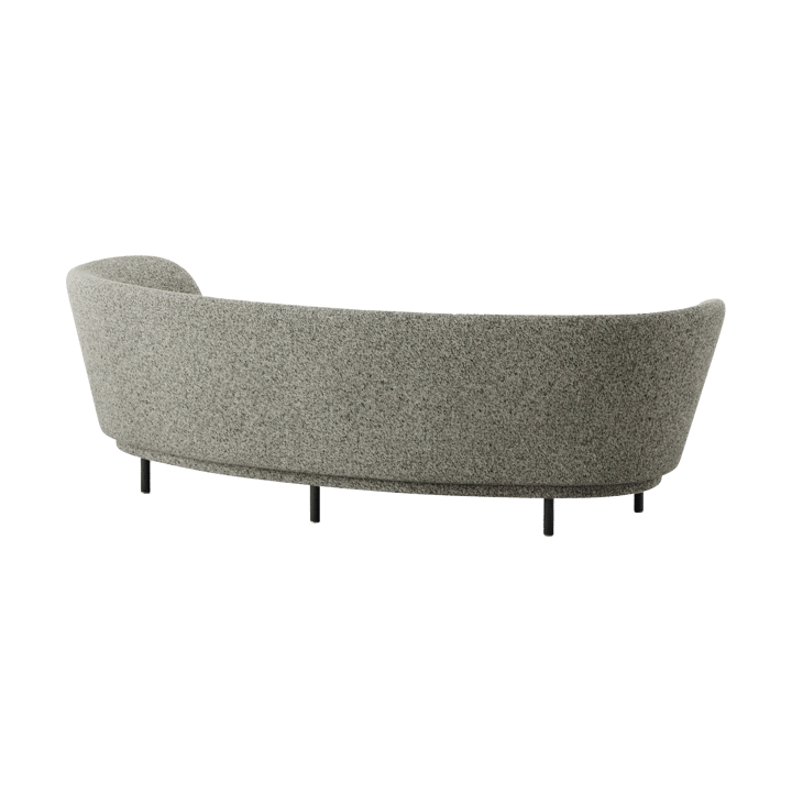 Dandy 3-zitsbank, Black oak - Kirkby Design, Spiral - 23 Monochrome Massproductions