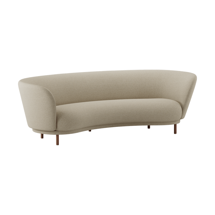 Dandy 3-zitsbank, Walnut-Ecriture 240 Massproductions