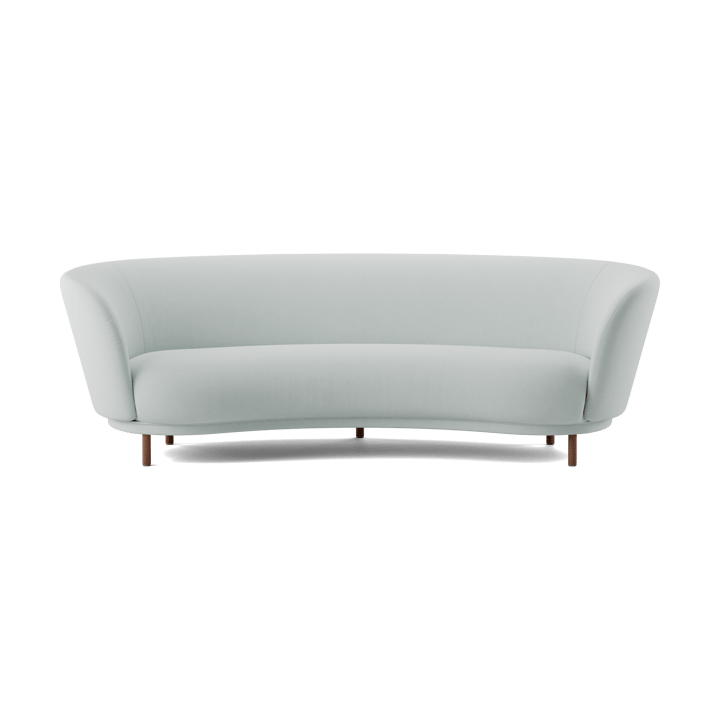 Dandy 3-zitsbank - Walnut-Linara 253 Swedish Grey - Massproductions