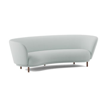 Dandy 3-zitsbank - Walnut-Linara 253 Swedish Grey - Massproductions
