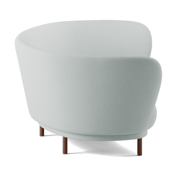 Dandy 3-zitsbank - Walnut-Linara 253 Swedish Grey - Massproductions