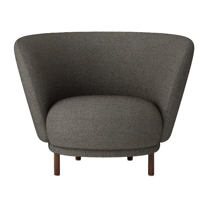 Dandy fauteuil  - Walnoot-Sacho Safire 001 - Massproductions