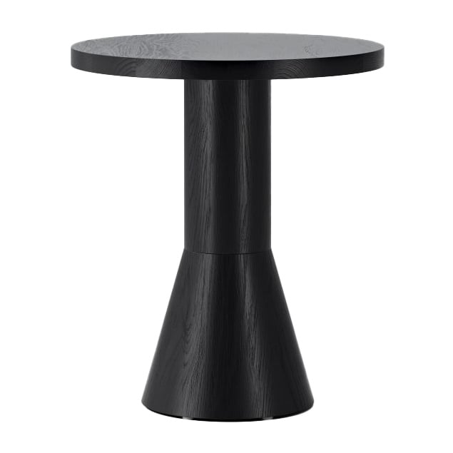 Massproductions Draft tafel o50 cm Zwartgebeitst essenhout