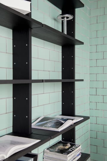Gridlock Deep Shelf W800 plank - Black stained Ash - Massproductions