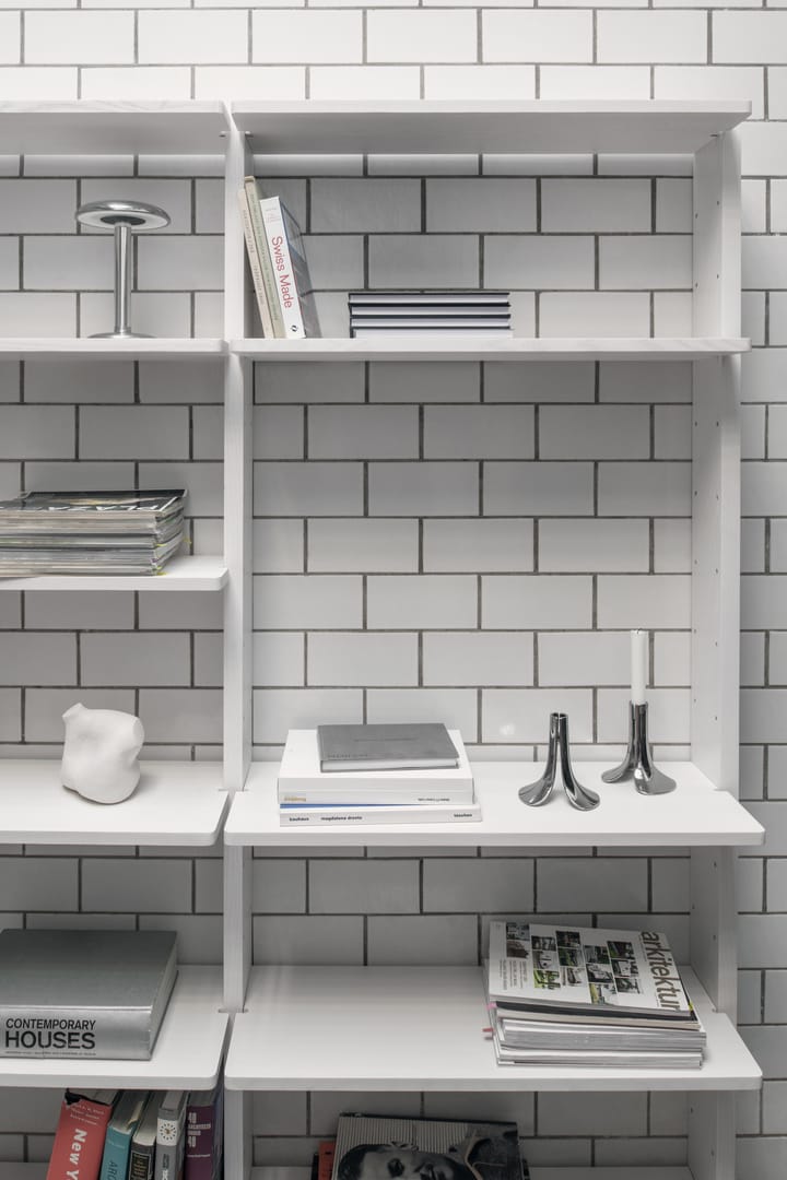 Gridlock Deep Shelf W800 plank, White stained Ash Massproductions
