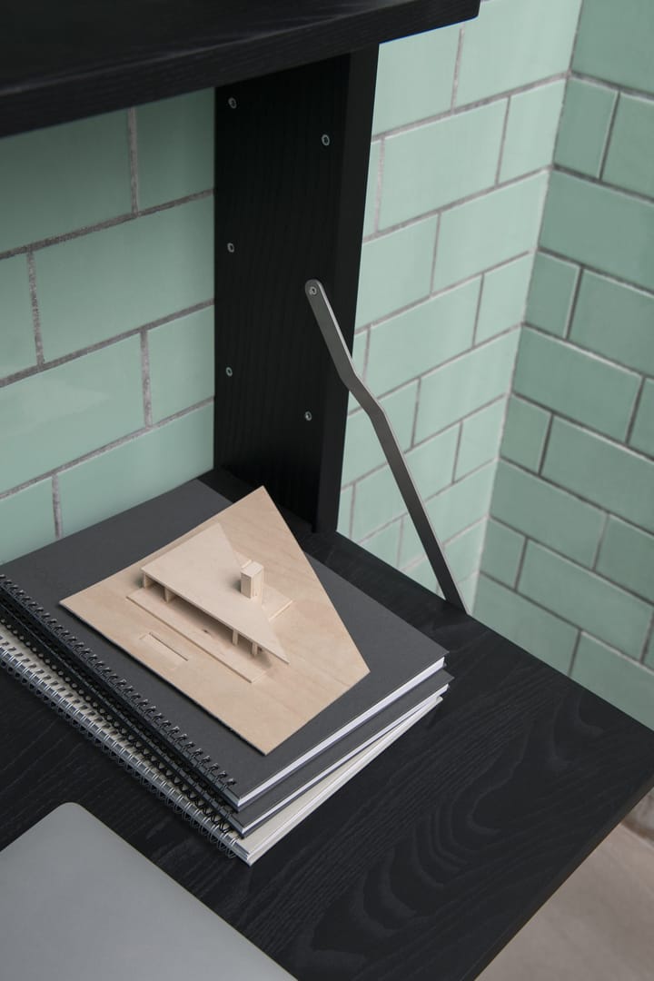 Gridlock Desk bureauplank, Black stained Ash Massproductions