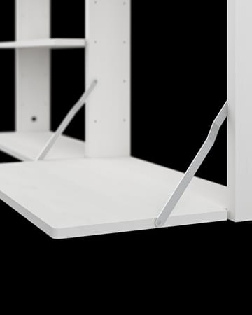 Gridlock - M1-A4-0-D wandrek met bureau - White stained Ash - Massproductions