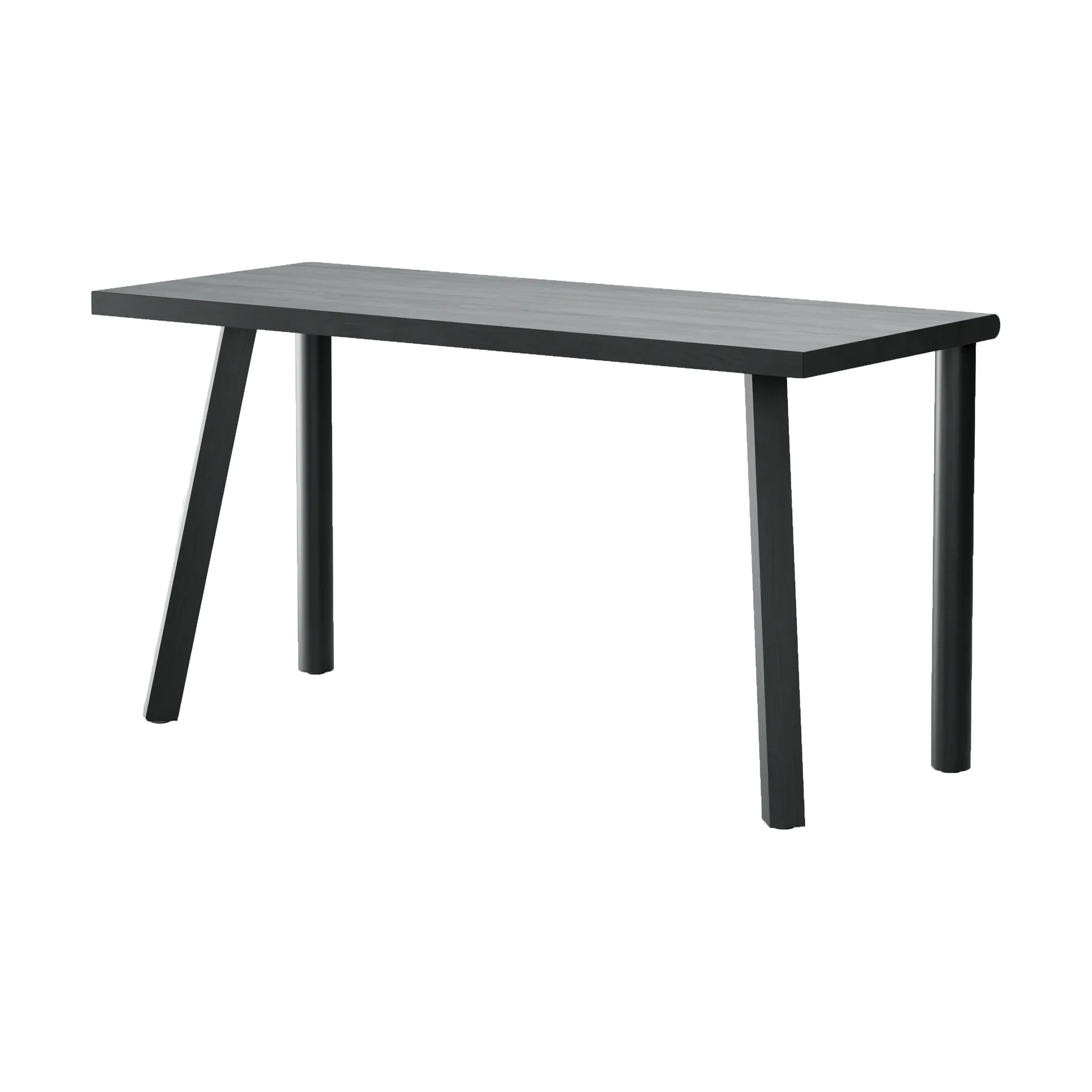 Homework bureau 140x60 cm, Zwart gebeitste esdoorn Massproductions