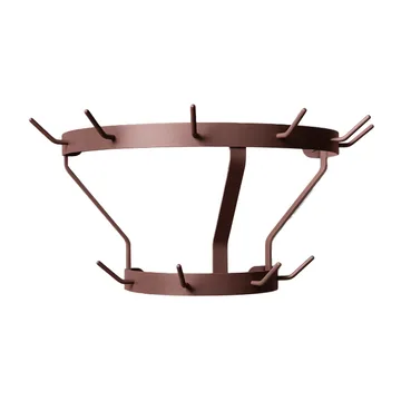 Marcel wandkapstok - Wine red - Massproductions