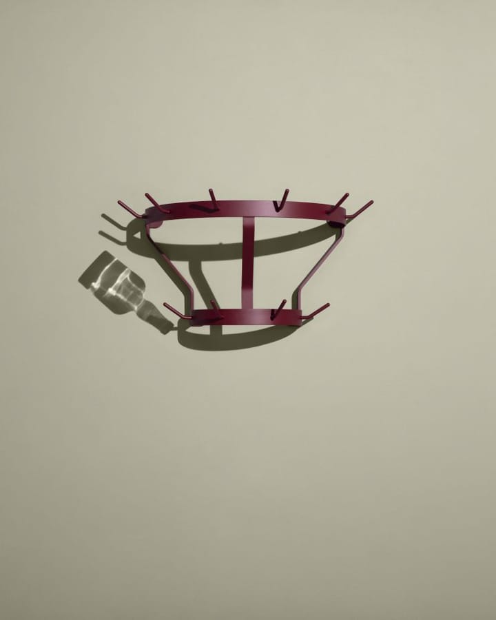 Marcel wandkapstok, Wine red Massproductions