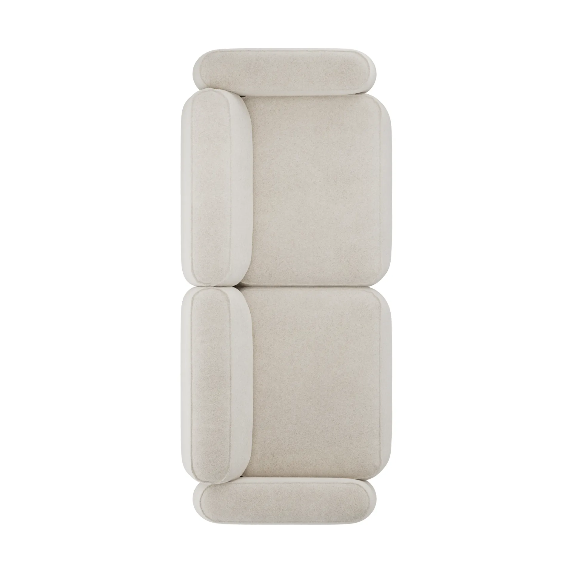 Patch 2,5-zitsbank, Spiral 21 Chalk Massproductions