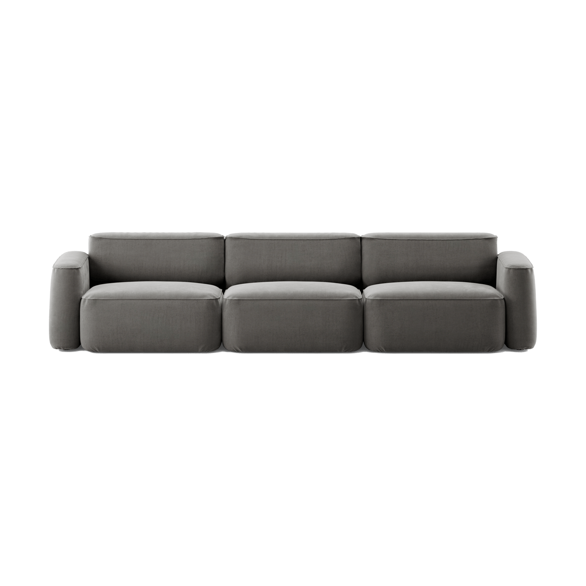 Massproductions Patch 3-zitsbank Atlantis 18 Mole | Scandinavisch Interieur | Bankstellen | Grijs