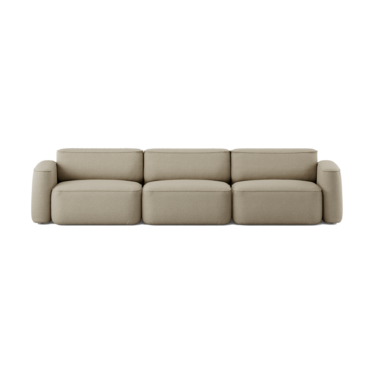 Massproductions Patch 3-zitsbank Ecriture 240 | Scandinavisch Interieur | Bankstellen | Beige