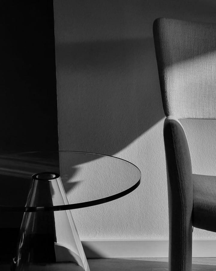Sander tafel Ø48 cm, Glazen Massproductions